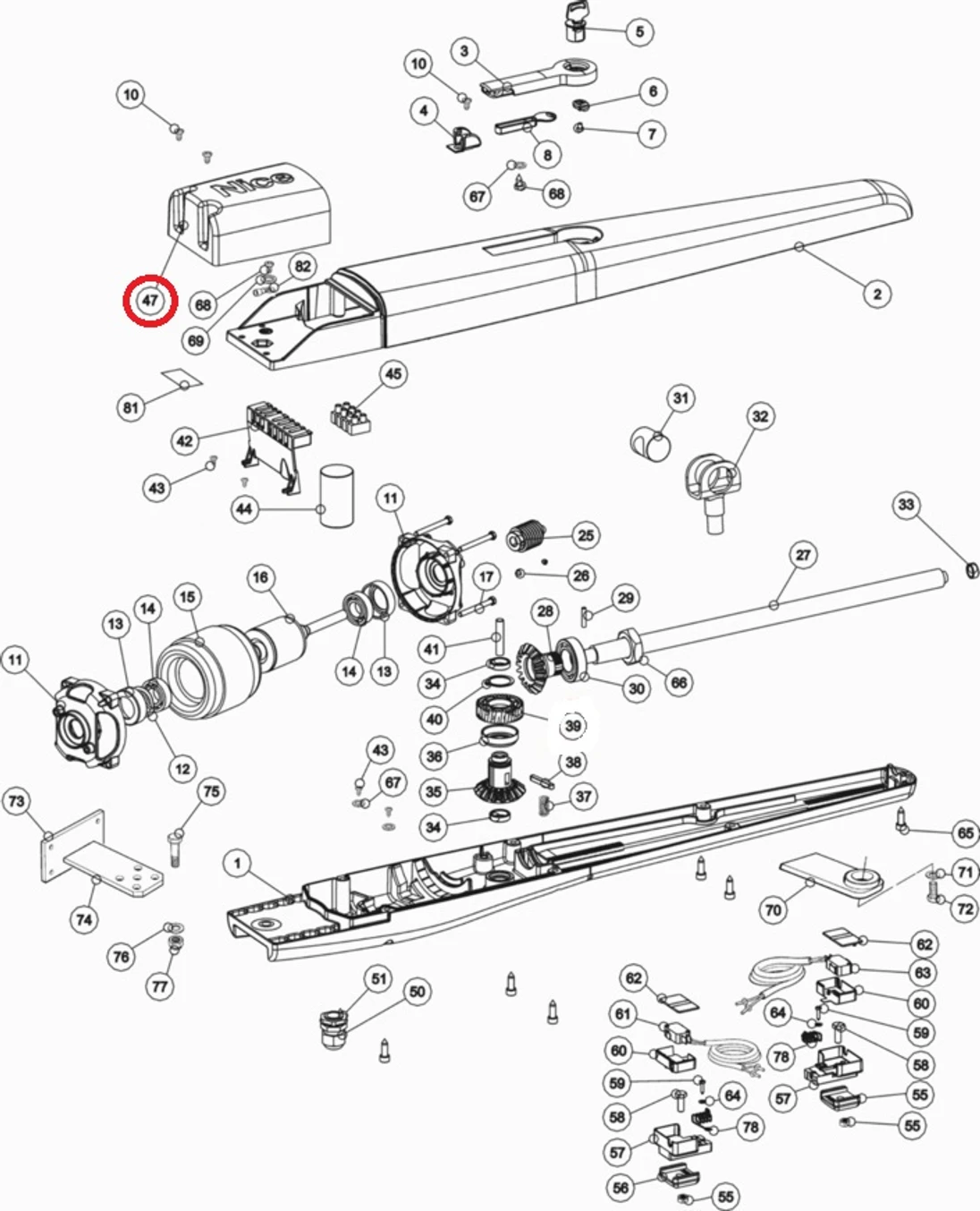 PPD1598.4540 kryt elektro svorkovnice pro TOONA4../ TOONA5.. - dostupné i v kitu SPCG013700A