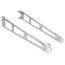 konzoly pro skleněný přístřešek - set pravá + levá strana, broušená nerez K320 /AISI304, použít držáky EB1-PRJ