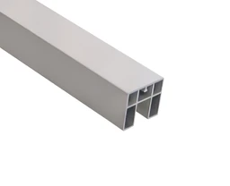 Madlo 60x40mm, L-2500mm pre sklo 8-17.5mm, brúsený povrch