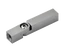 Čap s kĺbom (12x12mm, L: 68mm /vnútorný závit M6 - vnútorný závit M8x25mm), brúsená nerez K320 /AISI304