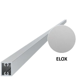 Profil 20x16mm, L-6000mm, hliník s eloxovanou vrstvou 15um