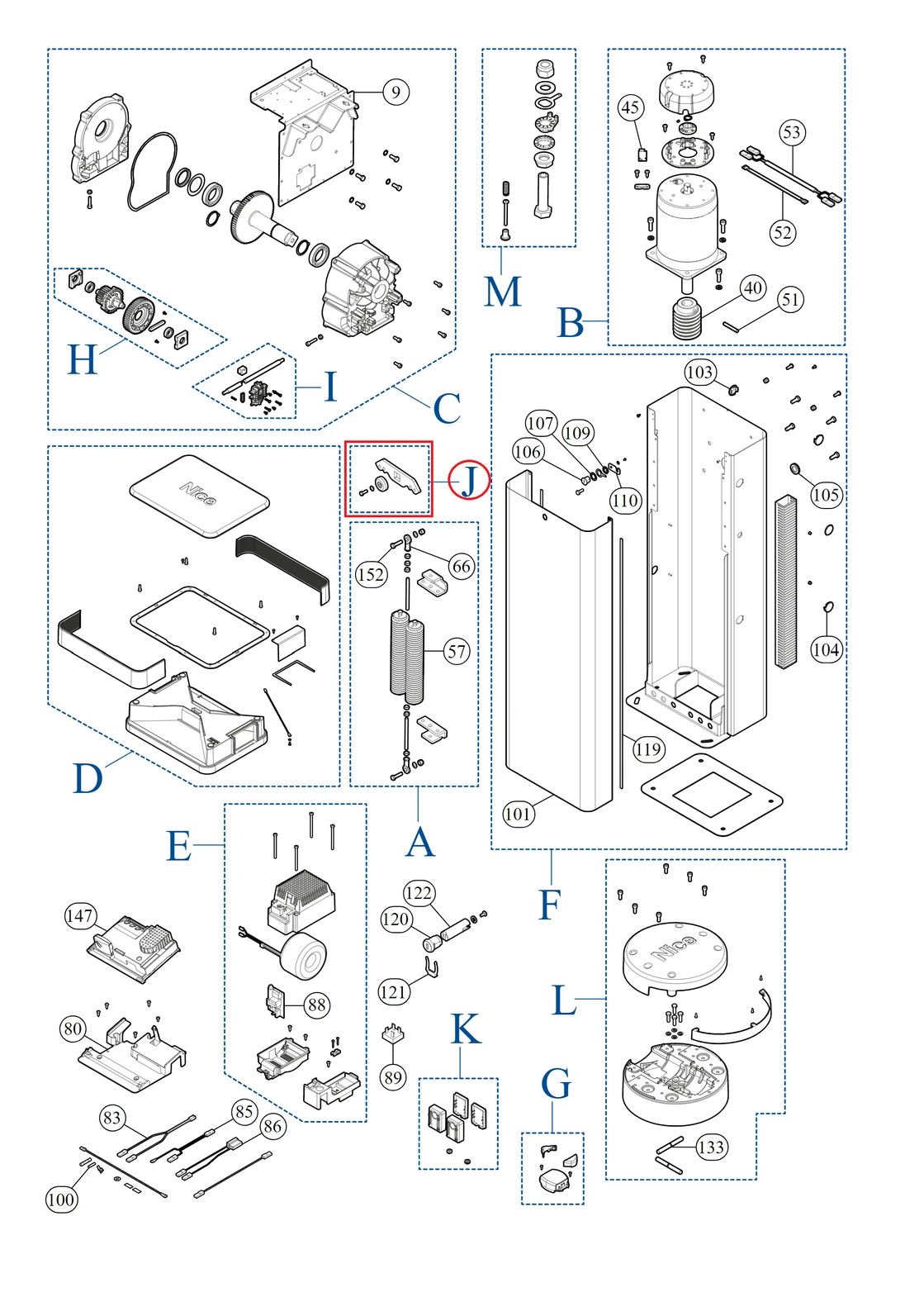 SPAMG099A00 rameno pro pružinu LBAR