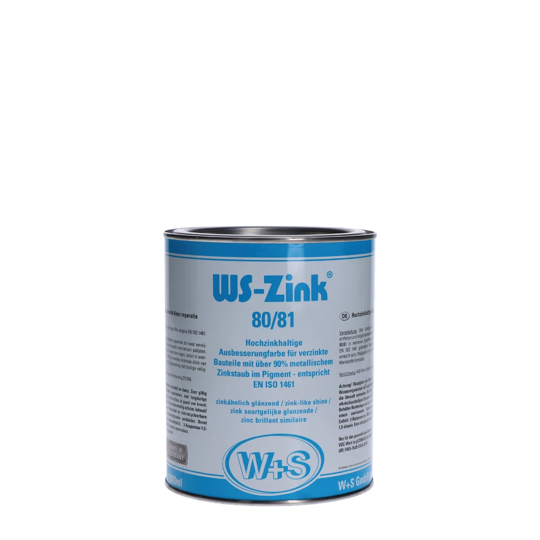 zinková farba WS-Zink® 80/81 s obsahom zinku 90% 1l