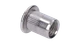 AISI304 nýtovací matice M12, plochá, rýhovaný dřík, L-23mm
