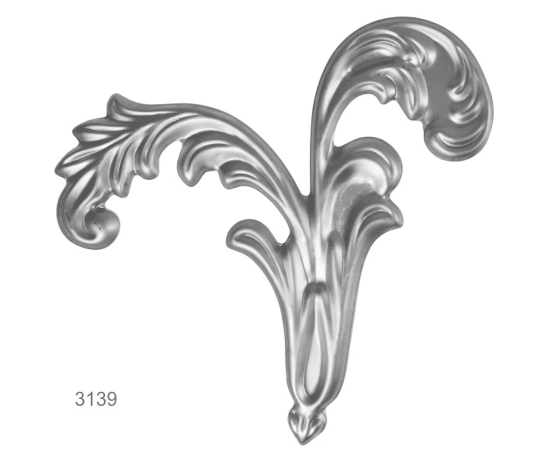 DOPREDAJ Ornament plechový 270x310 mm,1mm, pravý