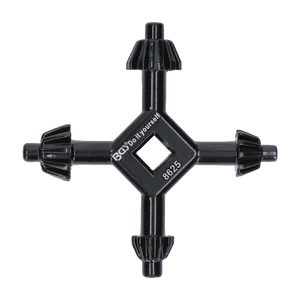 krížový kľúč na vŕtacie sklučovadlo, univerzálny, Ø4mm, Ø5,5mm, Ø6mm a Ø7mm - slide 0