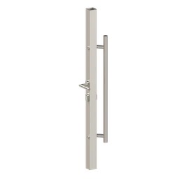 Nerezové 45°madlo dĺžka 800mm + kľučka, nerez AISI 304