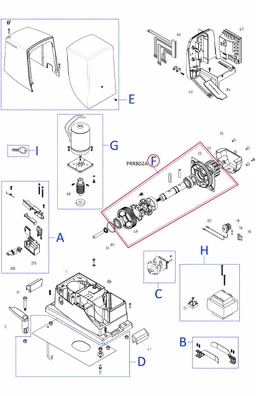 PRRB02A kit prevodovky RB600