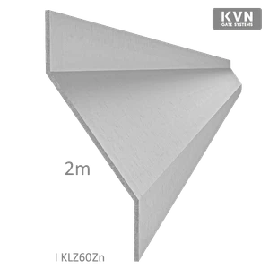 Z-profil lamela L-2000 mm, 27x46x27x1,5 mm, zinkovaný plech, použití pro plotovou výplň, možnost použít s KU60Zn, cena za 2 metrový kus - slide 0