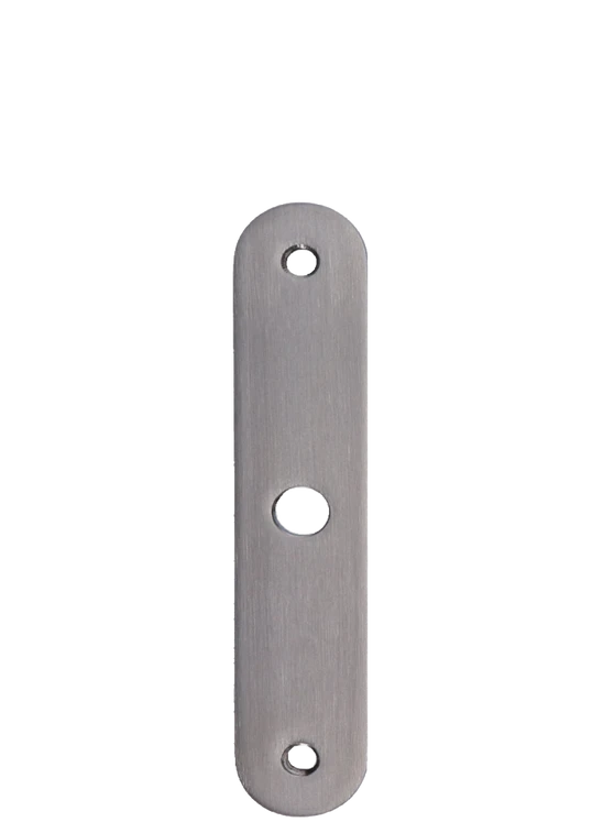 Kotvící plotna (155x30x10mm / M8 / M12), broušená nerez K320 /AISI304
