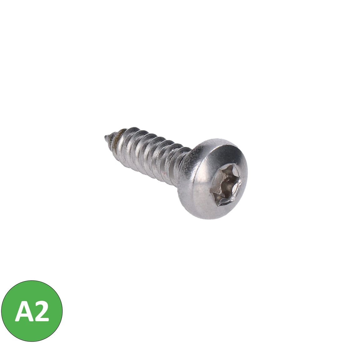 Nerezová skrutka samorezná (6.3x22mm) polguľatá  hlava, TX30, DIN7981C/A2 /AISI304, balenie 500ks, ISO 14585