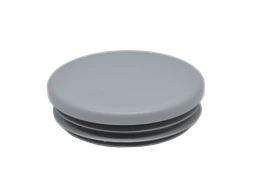 Vnútorná krytka guľatá D-42.4mm plastová, šedá