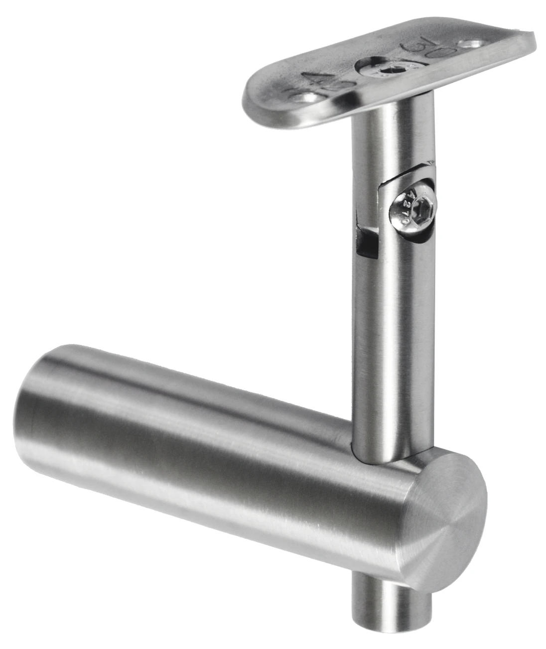 Držák madla ø42.4mm s kloubem, broušená nerez AISI304