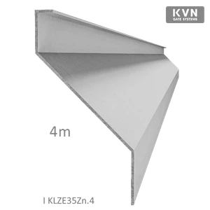 Z-profil-lamela L-4000mm, 23x40x20x1,5mm s vystuženou hranou 10mm, zinkovaný plech, použitie pre plotovú výplň v kombinácii s KU35Zn a profilom 35mm,40mm alebo špeciálom KJL70x34x55x2, cena za 4m kus - slide 0