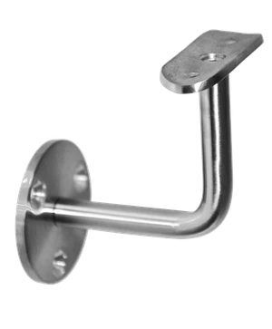 Držák madla ø42.4mm na stěnu, broušená nerez AISI304 - slide 0