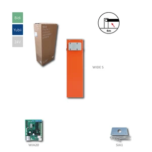 WIDES automatická závora do 4m, 24V, do 100 cyk./h, oranžová bez majáka a bez ramena - slide 0