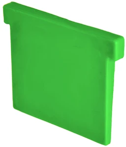 Klin plastový, zelený, sklo 21.52mm ku AL. kotviacemu profilu