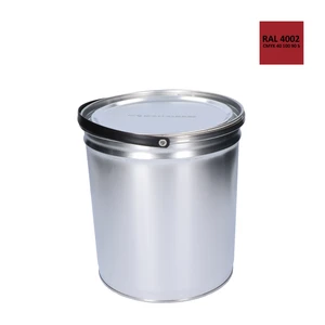 Barva antikorozní polomatná na zinek 5 kg červeno-růžová - slide 0