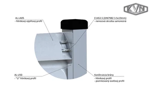 Poškodený profil 100x24.5mm, L-6000mm, hliník bez povrchovej úpravy - slide 3