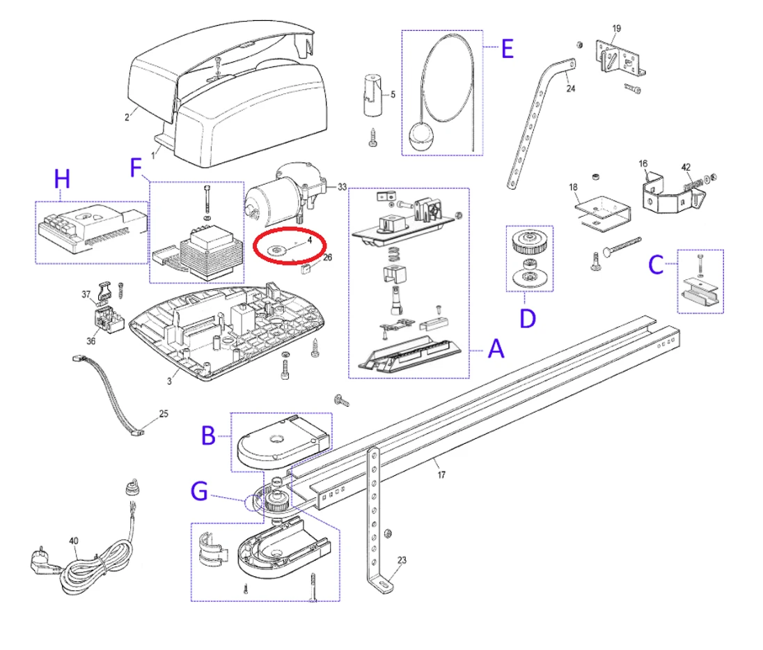 PPD1221R01.4540 magnetický krúžok pre snímač enkodéra SPIN11