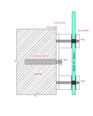 Přechod na vymezení vzdálenosti, ø 50mm /ø 10mm /L: 45mm, broušená nerez K320 /AISI304, bal: 1ks - slide 3