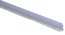 Plastové tesnenie na sklo 10mm, medzi sklenené dvere a stenu alebo podlahu, 2200mm