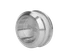 Madlo na dveře ø58mm, sklo 8-12mm, broušená AISI304