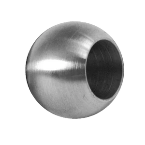 Koule koncová ø 20 mm na trubku ø 14 mm, otvor ø 14,2 mm, broušená nerez K320 / AISI304 - slide 0