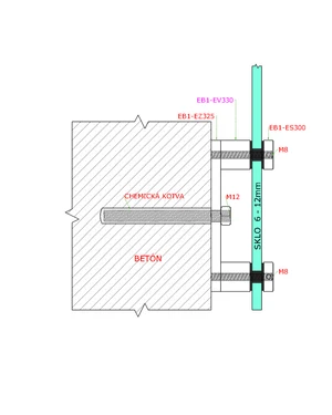 Prechod na vymedzenie vzdialenosti, ø 30mm /ø 8mm /L: 30mm, brúsená nerez K320 /AISI304, bal: 1ks - slide 3