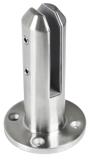 Vrchní kotvení pro sklo max. 12.76mm, broušená AISI316 - slide 1