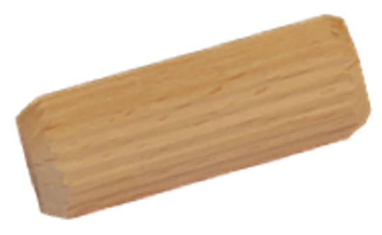 Drevený spojovací kolík (ø 15mm/ L:40mm), materiál: buk, brúsený povrch bez náteru