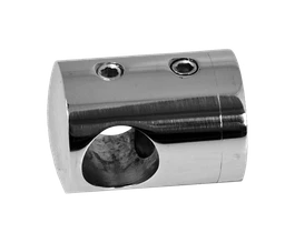 Držiak tyče ø 12mm, plochý (30x22mm), leštená nerez /AISI304