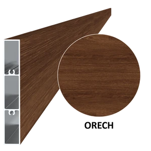 profil na výplň 100x16x6000mm, materiál EN AW-6060 T66, hliník s povrchovou úpravou drevo dekor, cena za KUS - slide 0