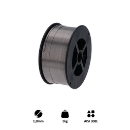 Svařovací drát /AISI 308L/1.0 mm, 1 kg, MIG-MAG nerez