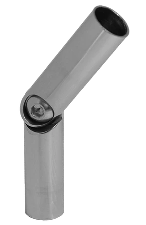 Spoj nastaviteľný ø 12mm (0-60°) s kĺbom, leštená nerez /AISI304 - slide 0