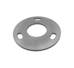 Kotvící plotna (ø80 mm) na trubku ø 33,7 mm (otvor ø33,8 mm), bez povrchové úpravy / AISI304