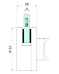 gumička na sklo 10mm, balenie: 2 ks/ k držiaku EB1-0113, EB1-4113 - slide 1