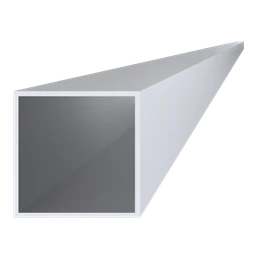 poškodený jokel 100x100x4mm, dĺžka 6000mm, materiál EN AW-6060 T66, prírodný hliník bez povrchovej úpravy, cena za kus