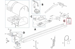 PRSH06 kit - mechanický doraz pro SHEL