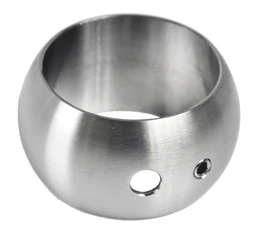 Držák madla, prstenec na ø42.4mm, broušená AISI304