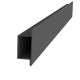 uzavretý profil T 55x34x25x2mm, čierny S235, hladký L=6000mm, cena za 1ks(6m), čierny bez povrchovej úpravy, predaj len v 3 a 6m dĺžkach