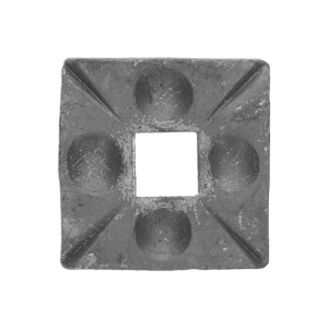 VÝPRODEJ: Patka 70 x 70 x 8 mm, otvor 21 mm - slide 0