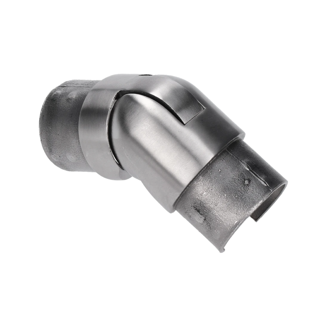 DOPREDAJ! prechod nastaviteľný ø42.4mm, narážací spoj, brúsená AISI304