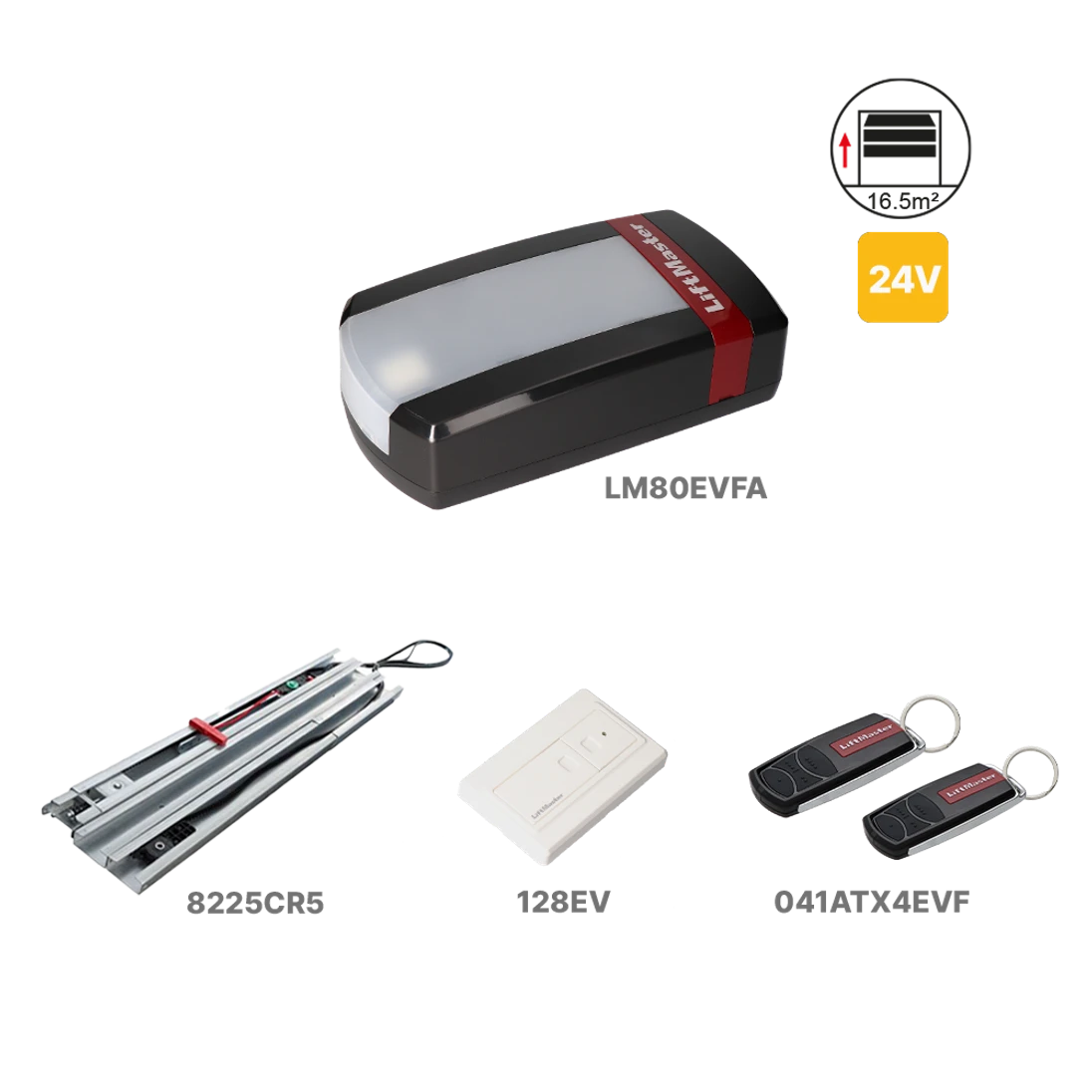 LiftMaster sada pre garážovú sekcionálnu bránu 16.5m2/130kg