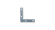 rohovník 50x50x10mm, 2,0mm pozink, počet 4mm dier-4ks