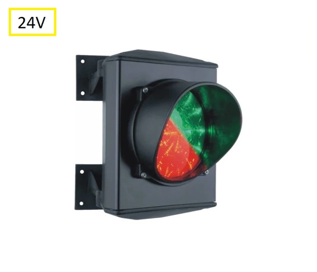 ASF semafor jednokomorový, LED, hliník, 24V DC