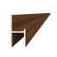 UT profil 20.5x44mm, L-6000mm, práškový lak, struktura OŘECH