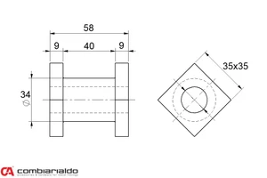 čap závesu pre pánt C855/M22, C857/M22 - slide 1