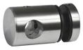 svorka bodová na trubku ø 12mm, plochá (ø 25mm), brúsená nerez K320 /AISI304 - slide 0