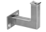 Držák madla na zeď (66x85mm), broušená nerez K320 /AISI304